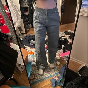Blue high waisted urban outfitters pants